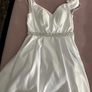 White Off-Shoulder dress